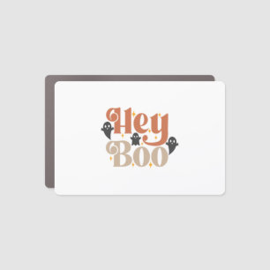 Hey Boo Boho Halloween Hey Boo Ghost Car Magnet