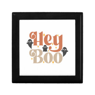 Hey Boo Boho Halloween Hey Boo Ghost Gift Box
