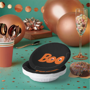 Hey Boo Did I Scare You Too Typography Drawing Art Paper Bowls