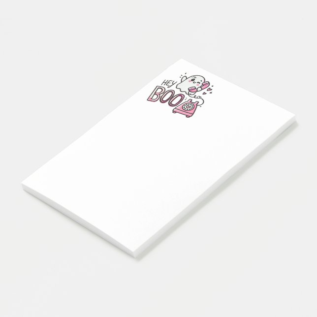 Hey Boo – Ghosted with Love Post-it Notes (Angled)