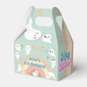 Hey boo goovy halloween retro kids birthday favor boxes