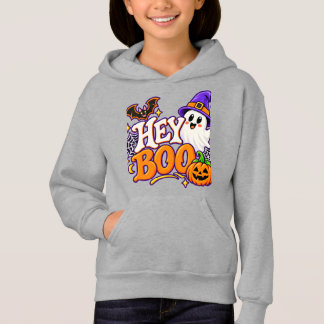 HEY BOO Halloween Family Matching Hoodie