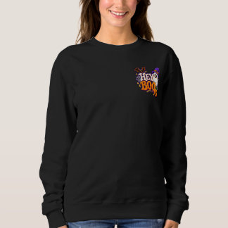 HEY BOO Halloween Family Matching Sweatshirt