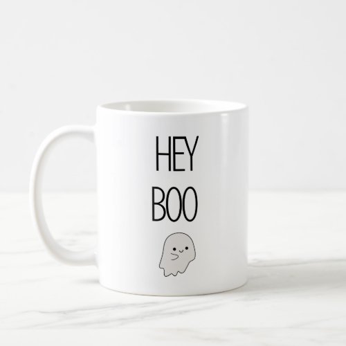 Hey Boo Modern Coffee Mugs