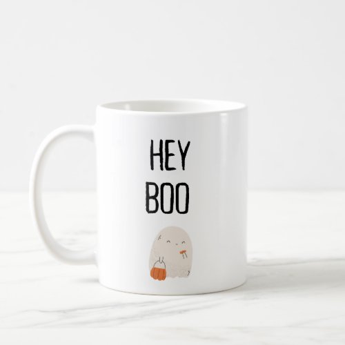 Hey Boo Modern Halloween Mug