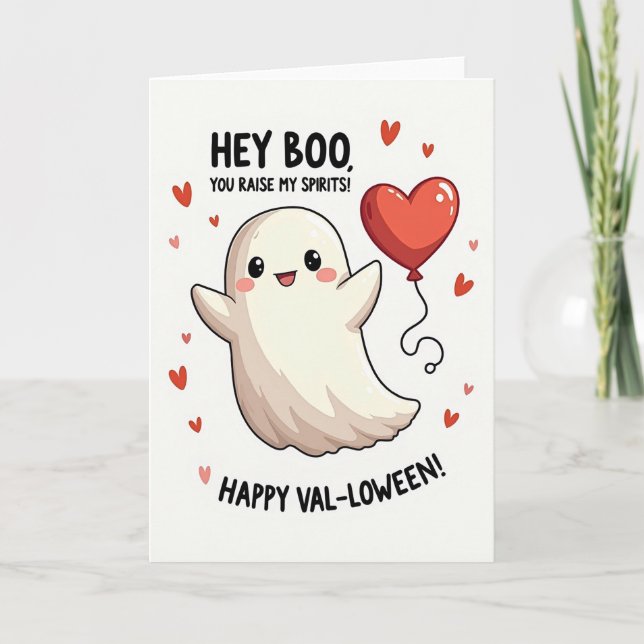 Hey Boo Spirits Card (Front)