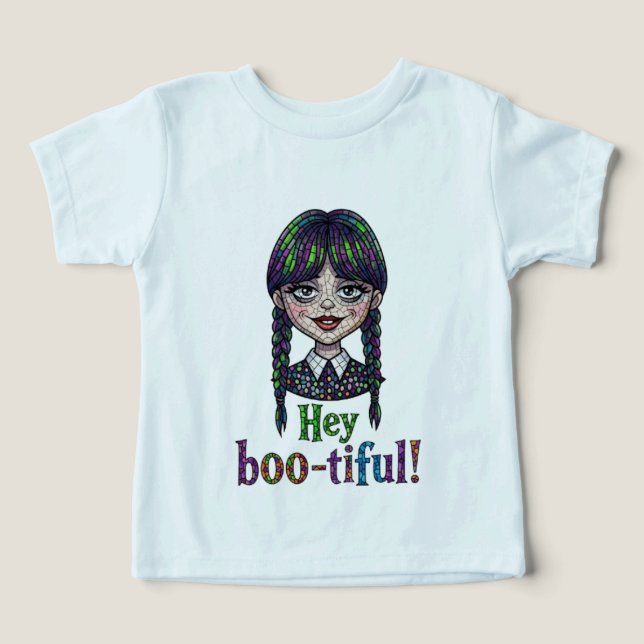 HEY BOO-TIFUL TODDLER T-SHIRT (Design Front)
