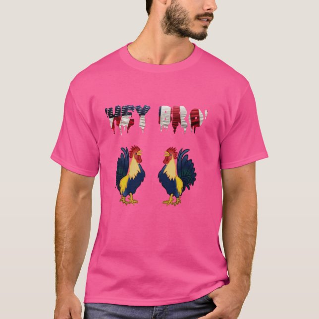 'Hey Bro, American Flag, Bro Code, Step Bro, Smash T-Shirt (Front)