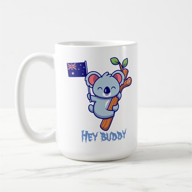 Hey buddy coffee mug (Left)