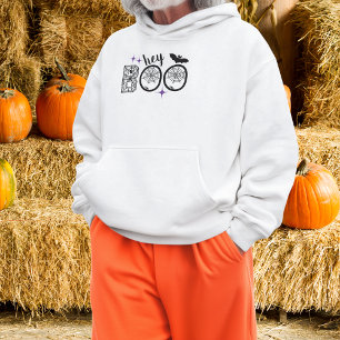 Hey & Bye Boo Halloween Bat and Web Hoodie
