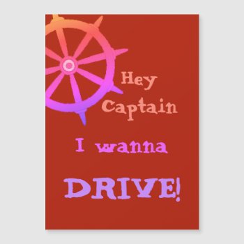 Hey Captain Humorous Cruising by CruiseReady at Zazzle