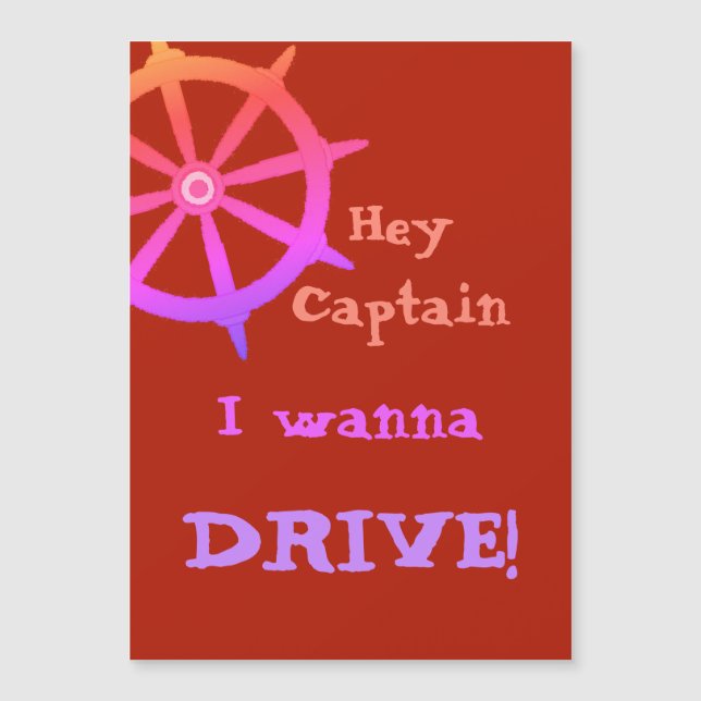 Hey Captain Humorous Cruising (Front)