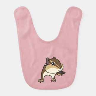 Hey Chippy Chipmunk シマリスのビブ！Baby Bib