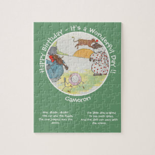 Hey Diddle Diddle Birthday Party Collection Jigsaw Puzzle