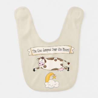 Hey Diddle Diddle Cow Jumped Over Moon Baby Bib
