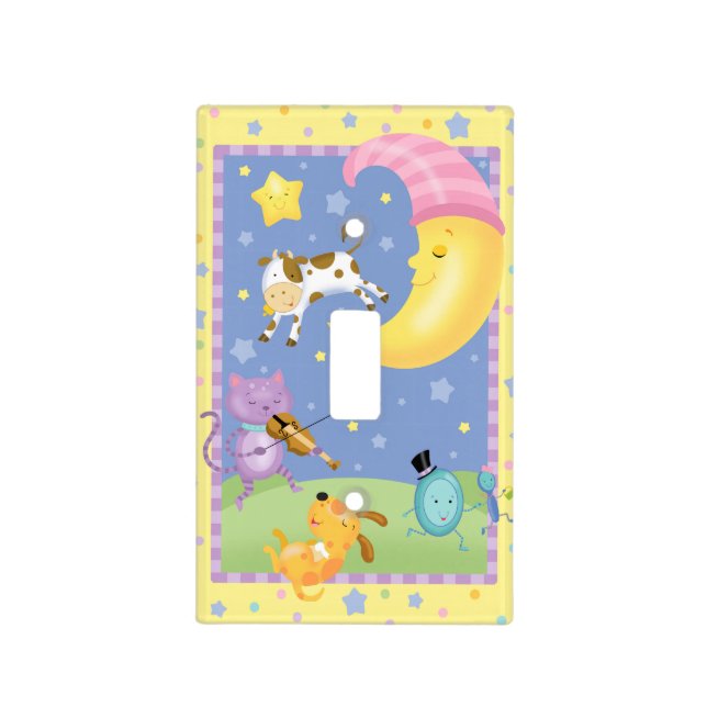 Hey Diddle Diddle Light Switch Cover (Front)