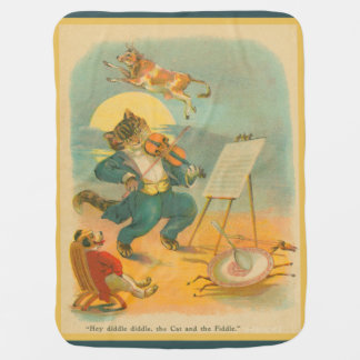 Hey Diddle Diddle Nursery Rhyme Baby Blanket