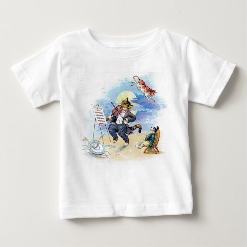 Hey Diddle Diddle Nursery Rhyme Baby T_Shirt