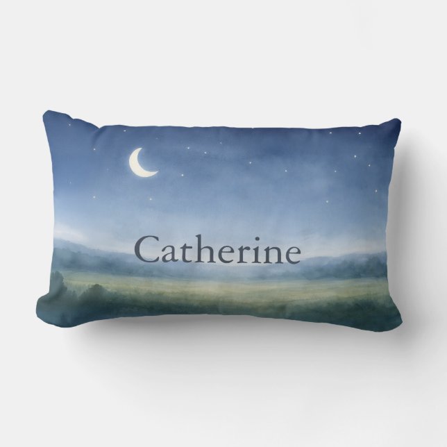 Hey Diddle Diddle Nursery Rhyme Lumbar Pillow (Front)