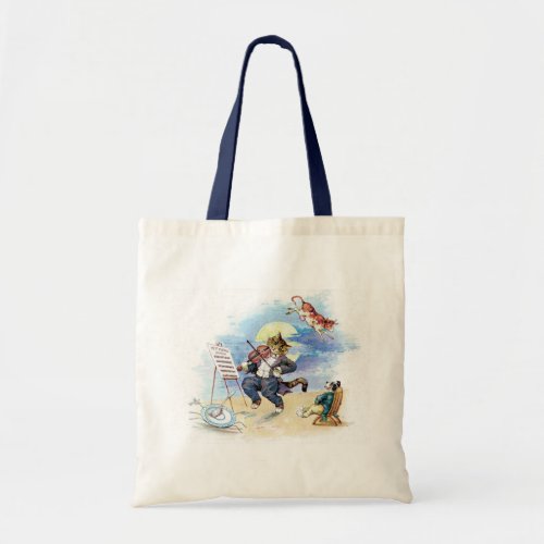 Hey Diddle Diddle Nursery Rhyme Tote Bag