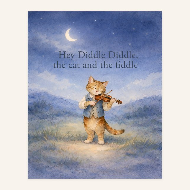 Hey Diddle Diddle – The Cat and the Fiddle   Poster (Creator Uploaded)