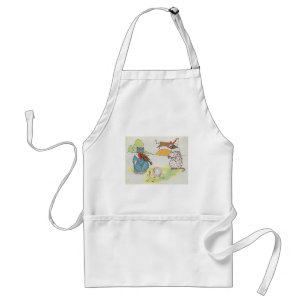 Hey Diddle Diddle The Cat and the Fiddle Rhyme Adult Apron