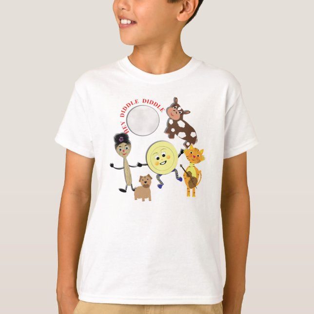 Hey diddle diddle the cat and the fiddle T-Shirt (Front)