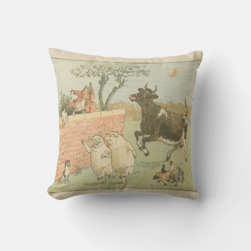 Hey diddle diddle the cat  the fiddle cushion