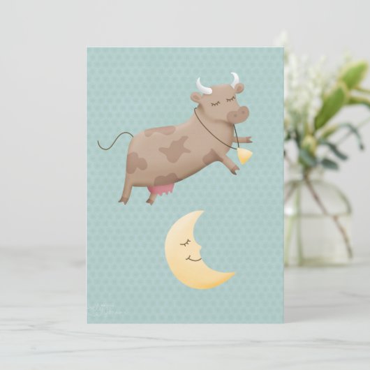 Hey diddle diddle, the cow jumped over the moon (Standing Front)