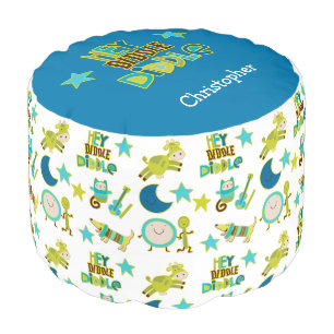 Hey Diddle Nursery Rhyme Pouf