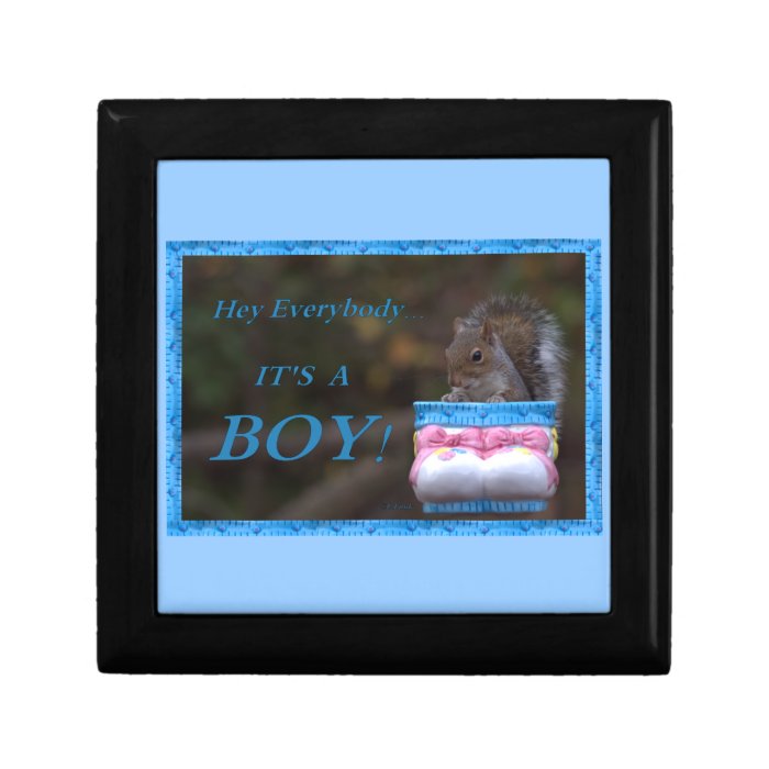 Hey Everybody … It’s A Boy Keepsake Boxes