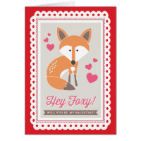 Hey Foxy! by Origami Prints Valentine Folded Card