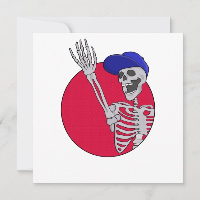 Hey Friends Cool and Funny Skeleton (Front)