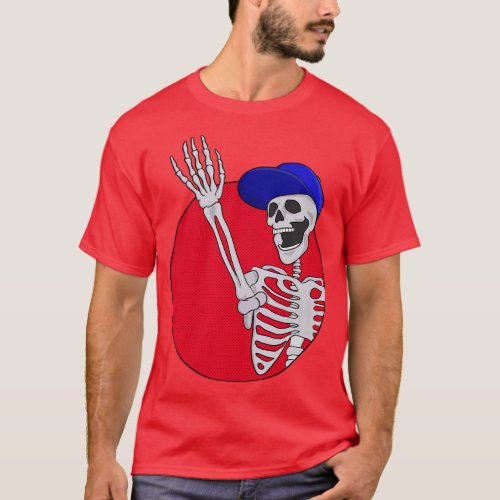 Hey Friends Cool and Funny Skeleton T_Shirt