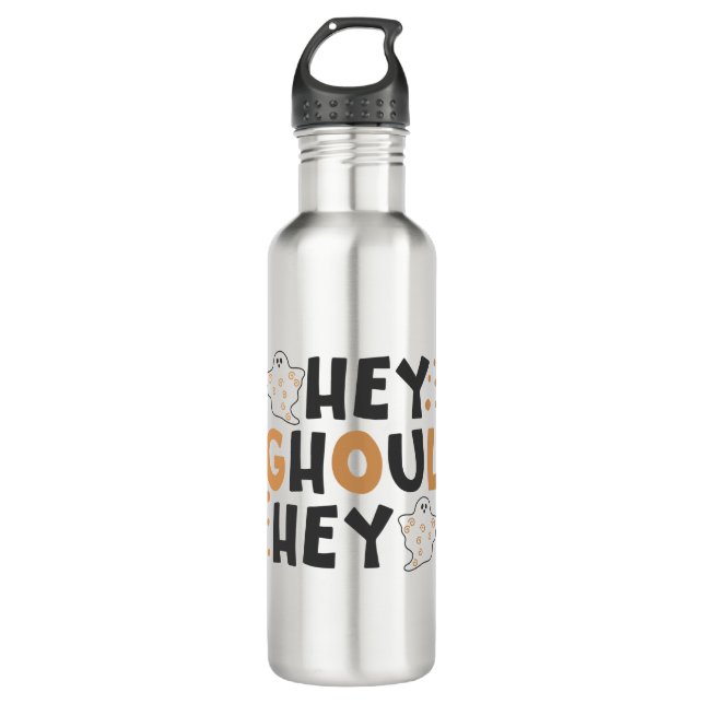 Hey Ghoul Hey  Stainless Steel Water Bottle (Front)