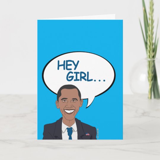 Hey Girl, Happy Birthday Card | Zazzle.com