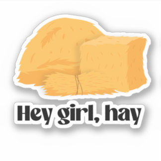 Hey girl, hay sticker