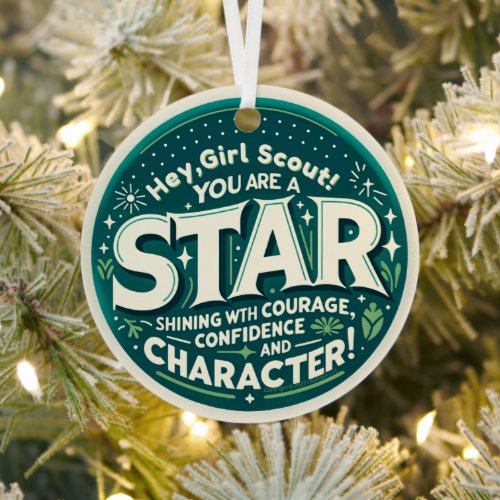 Hey Girl You are a STAR Scout Ornament