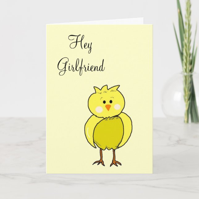 Hey Girlfriend Card (Front)