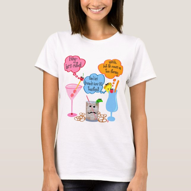 'Hey- He's cute!' T-Shirt (Front)