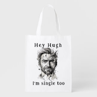 Hey hugh grocery bag