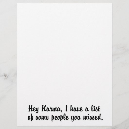 Hey Karma… (Front)