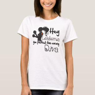Hey Leukemia Cancer You Picked The Wrong Diva T-Shirt