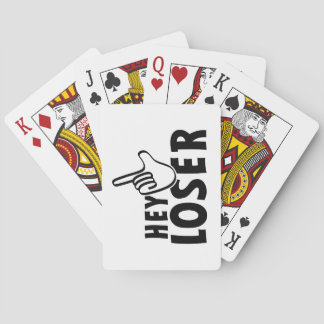 Hey loser. losers, mafkees, onnozele, neurd....  poker cards