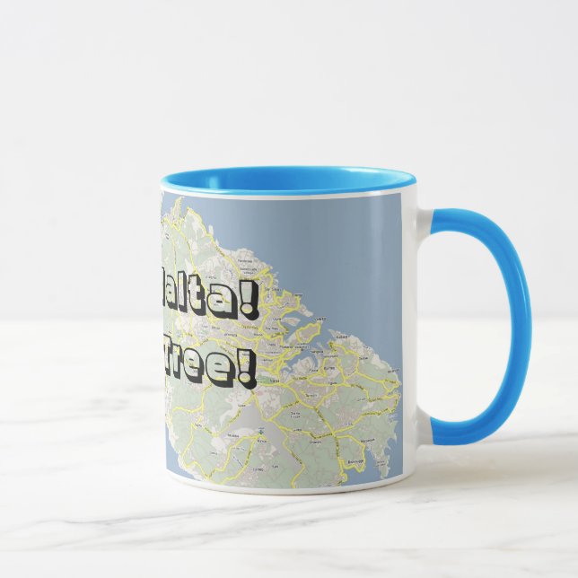 Hey, Malta! Get a Tree! Mug (Right)