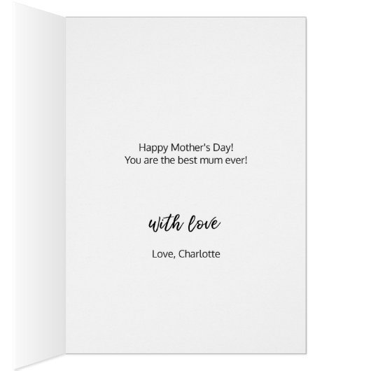 Hey mom thanks Mother's Day Card (Inside (Right))