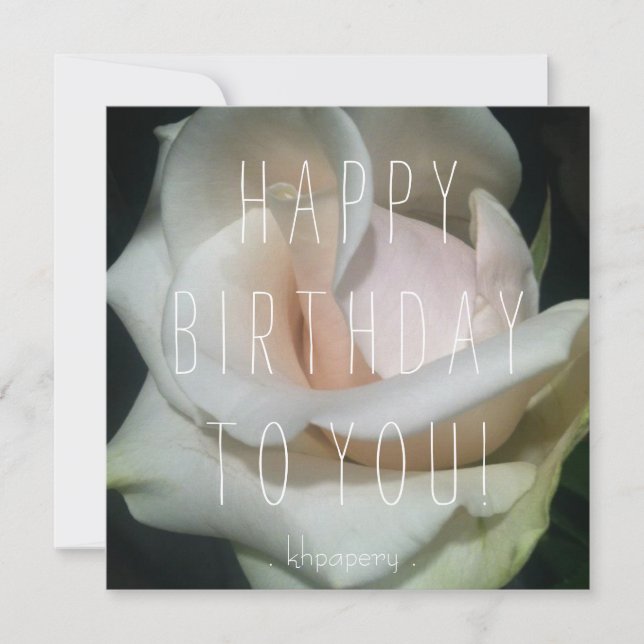 Hey pretty girl! Birthday Card (Front)