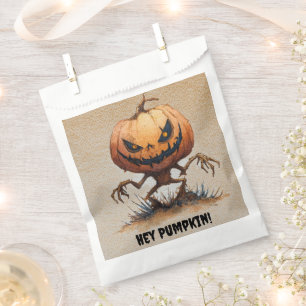 Hey Pumpkin Halloween Spooky Favor Bags