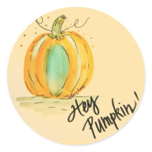 Hey Pumpkin Sticker