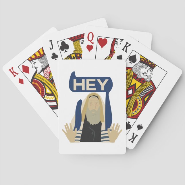 Hey Rabbi Poker Cards (Back)